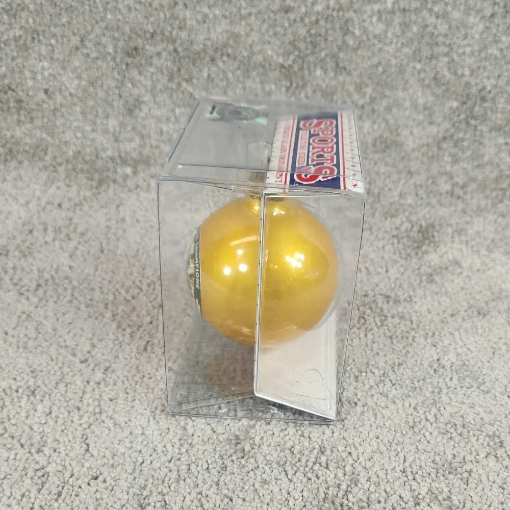 Topperscot Green Bay Packers Ornament Gold Super Bowl XXXI Champions 1997 NFL OS